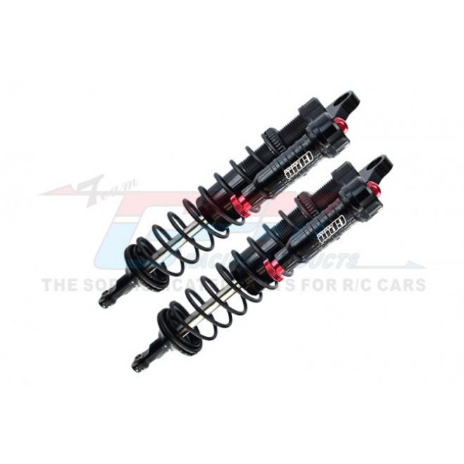 ALUMINUM 6061-T6 FRONT L-SHAPE PIGGY BACK (BUILT-IN PISTON SPRING) ADJUSTABLE SPRING DAMPERS 128MM--SLE128F/LA