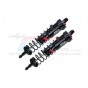 ALUMINUM 6061-T6 FRONT L-SHAPE PIGGY BACK (BUILT-IN PISTON SPRING) ADJUSTABLE SPRING DAMPERS 128MM--SLE128F/LA