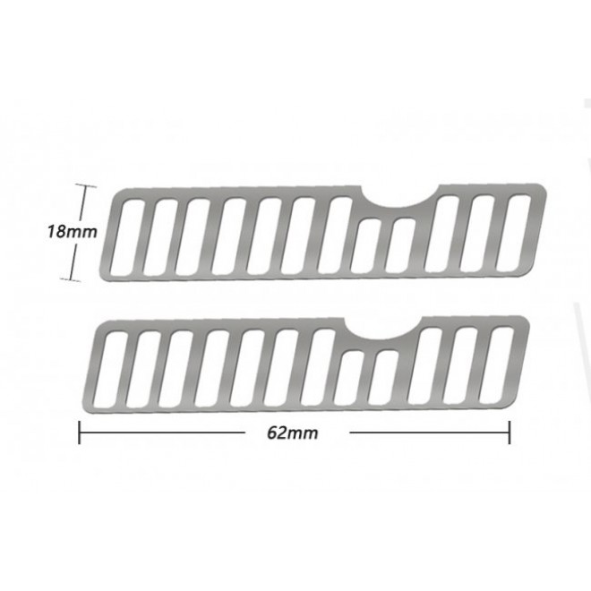 SCALE ACCESSORIES: FENDER VENT FOR TRX-4 FORD BRONCO-2PC SET--TRX4ZSP39