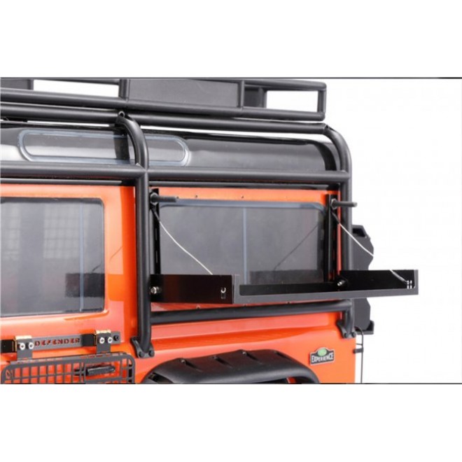 SCALE ACCESSORIES: REAR SIDE WINDOW TOOL BOX W. TABLE FOR TRX-4 DEFENDER/D90/D110-15PC SET--TRX4ZSP46