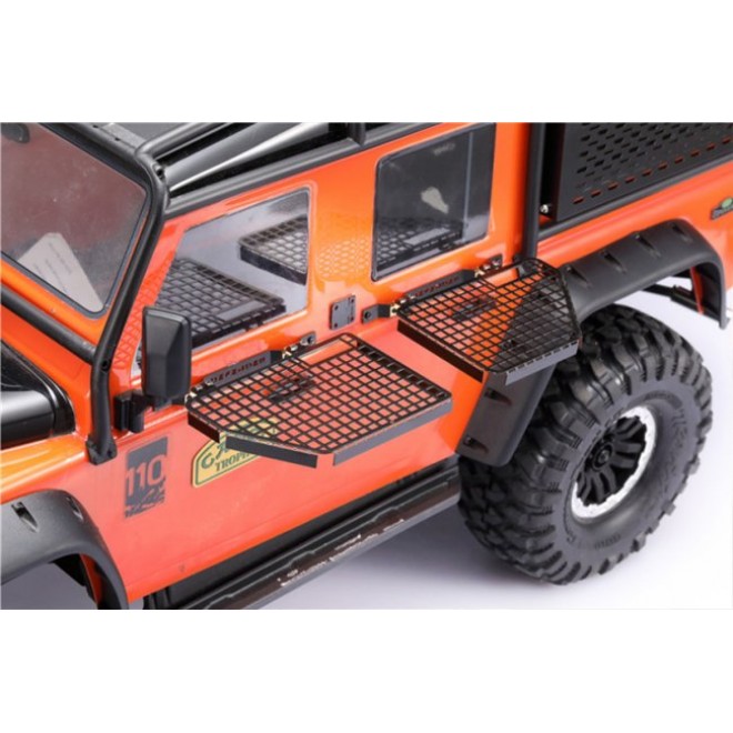 SCALE ACCESSORIES: FRONT SIDE FOLDING WINDOW GUARDS FOR TRX-4 DEFENDER/D90/D110-88PC SET--TRX4ZSP47