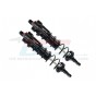 ALUMINUM 6061-T6 REAR L-SHAPE PIGGY BACK ADJUSTABLE SPRING DAMPERS 143MM--SLE143R/L