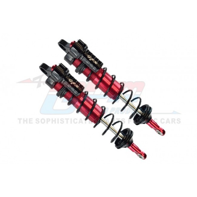 ALUMINUM 6061-T6 REAR L-SHAPE PIGGY BACK ADJUSTABLE SPRING DAMPERS 143MM--SLE143R/L