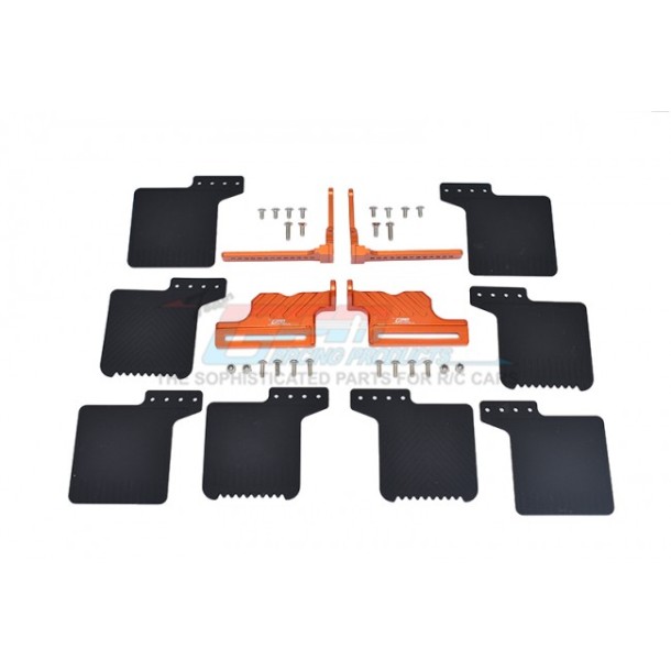 SCALE ACCESSORIES: MUD FLAP FOR TRX4 -36PC SET--TRX4ZSP72