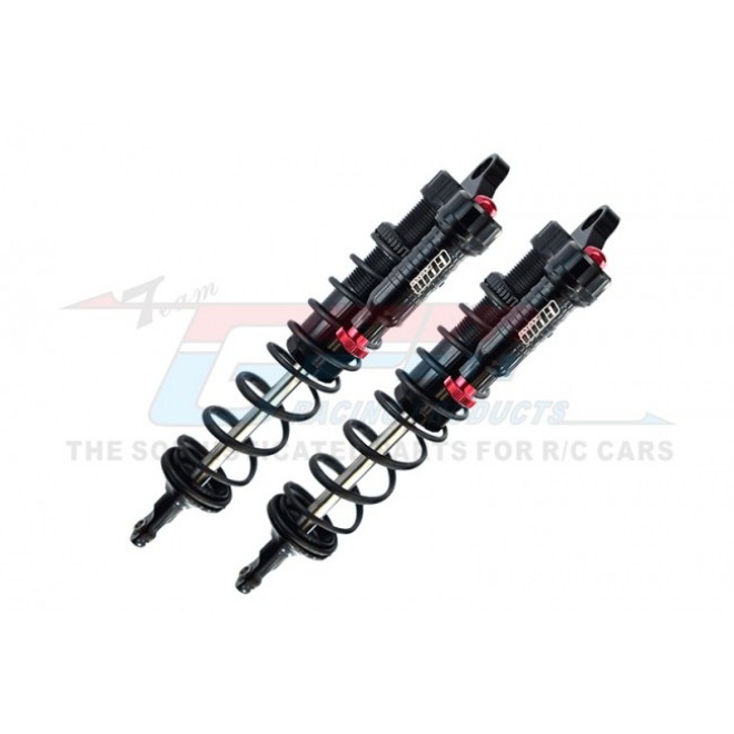 ALUMINUM 6061-T6 REAR L-SHAPE PIGGY BACK (BUILT-IN PISTON SPRING) ADJUSTABLE SPRING DAMPERS 143MM--SLE143R/LA