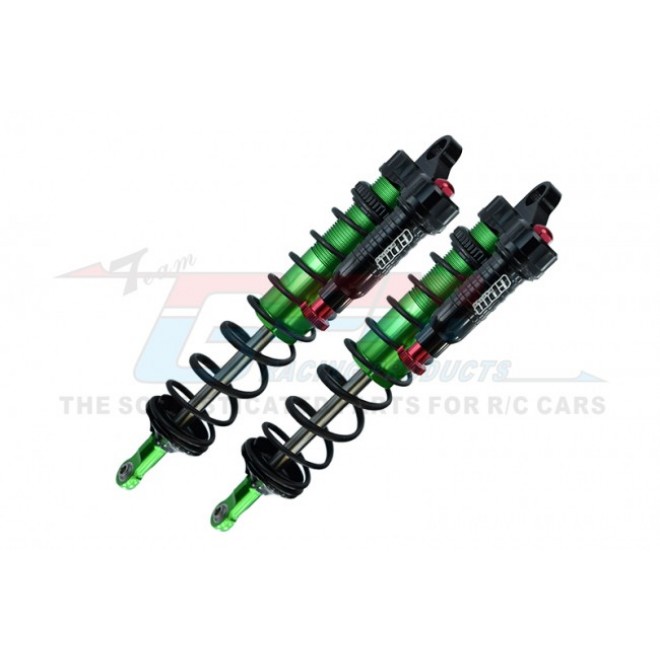 ALUMINUM 6061-T6 REAR L-SHAPE PIGGY BACK (BUILT-IN PISTON SPRING) ADJUSTABLE SPRING DAMPERS 143MM--SLE143R/LA