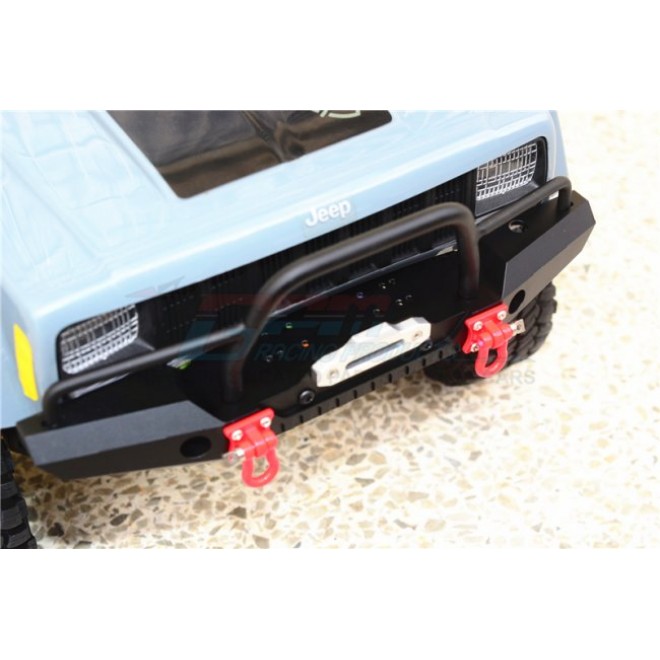 ALUMINUM FRONT BUMPER WITH LED LIGHTS FOR CRAWLERS (A)-30PC SET--ZSP025