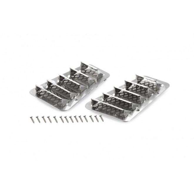 SCALE ACCESSORIES: METAL FENDER VENT (STYLE B) -16PC SET--ZSP043