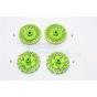 ALUMINIUM WHEEL HEX CLAW +2MM WITH BRAKE DISK-4PCS SET--ER0062MM/4