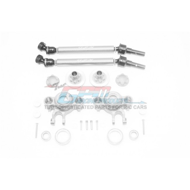 ALUMINUM UPGRADE SET (CVD, FRONT/REAR KNUCKLE ARMS, WHEEL HEX CLAW+WHEEL LOCK) -26PC SET--ER100