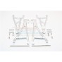 ALUMINIUM FRONT UPPER & LOWER SUSPENSION ARM - 4PCS SET (FOR E-REVO 560871, REVO, SUMMIT)--ER5455