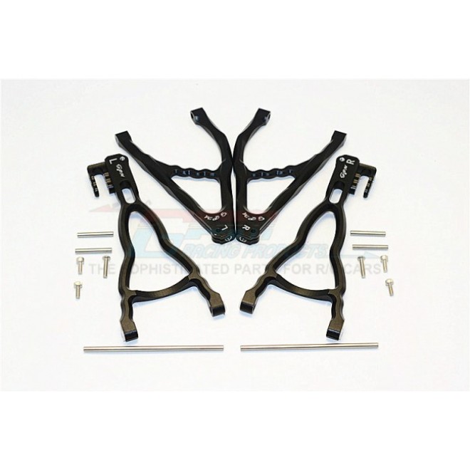 ALUMINIUM REAR UPPER & LOWER SUSPENSION ARM - 4PCS SET (FOR E-REVO 560871, REVO, SUMMIT)--ER5657