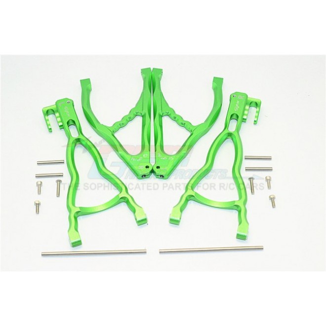 ALUMINIUM REAR UPPER & LOWER SUSPENSION ARM - 4PCS SET (FOR E-REVO 560871, REVO, SUMMIT)--ER5657