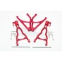 ALUMINIUM REAR UPPER & LOWER SUSPENSION ARM - 4PCS SET (FOR E-REVO 560871, REVO, SUMMIT)--ER5657