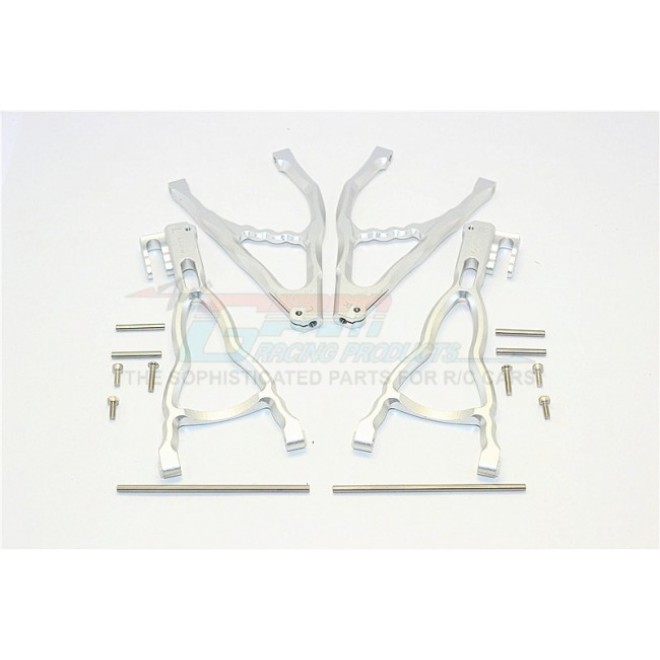 ALUMINIUM REAR UPPER & LOWER SUSPENSION ARM - 4PCS SET (FOR E-REVO 560871, REVO, SUMMIT)--ER5657