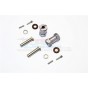 ALUMINIUM WHEEL HEX ADAPTERS 23MM WIDTH (USE FOR 4MM THREAD WHEEL SHAFT & 5MM HOLE WHEEL) - 1PR SET--RR010/235