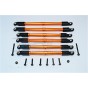 ALUMINIUM FRONT & REAR LINK PARTS - 6PCS SET--RR014FR