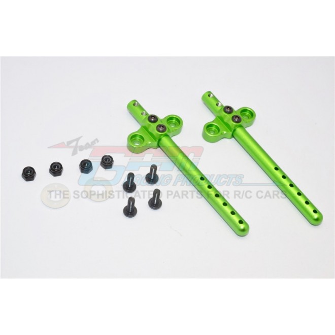 ALUMINIUM FRONT/REAR BODY POST WITH MOUNT - 2PCS SET--SW201F/R