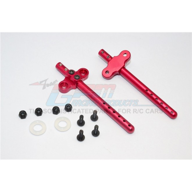 ALUMINIUM FRONT/REAR BODY POST WITH MOUNT - 2PCS SET--SW201F/R