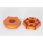 ALUMINIUM WHEEL HEX CLAW (+3MM) - 2PCS--TXM006/+3