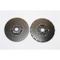 ALUMINIUM FRONT WHEEL HEX CLAW +3MM WITH BRAKE DISK-2PCS--TXM006F/DISK