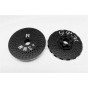 ALUMINIUM REAR WHEEL HEX CLAW +3MM WITH BRAKE DISK-2PCS--TXM006R/DISK