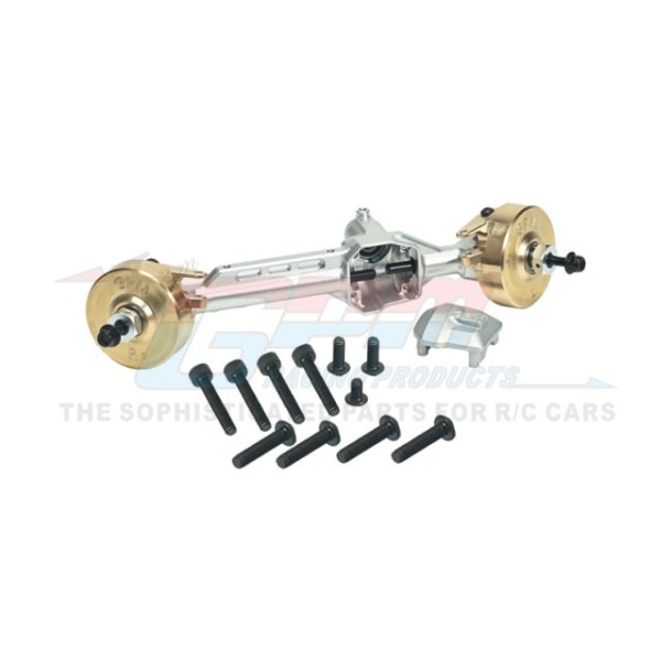 ALUMINUM 7075 BRASS FRONT STRAIGHT AXLE HOUSING--SCXP012