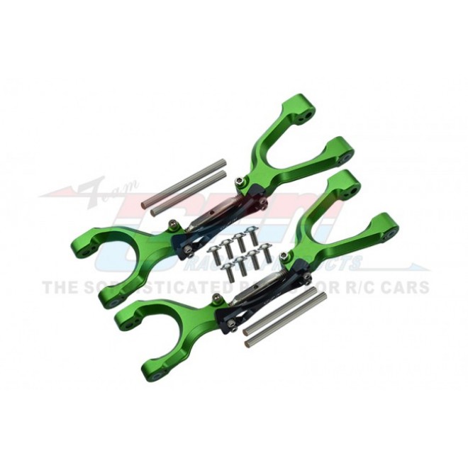 SPRING STEEL + ALUMINUM SUPPORTING MOUNT WITH FRONT / REAR UPPER ARMS SET--TXM054SN