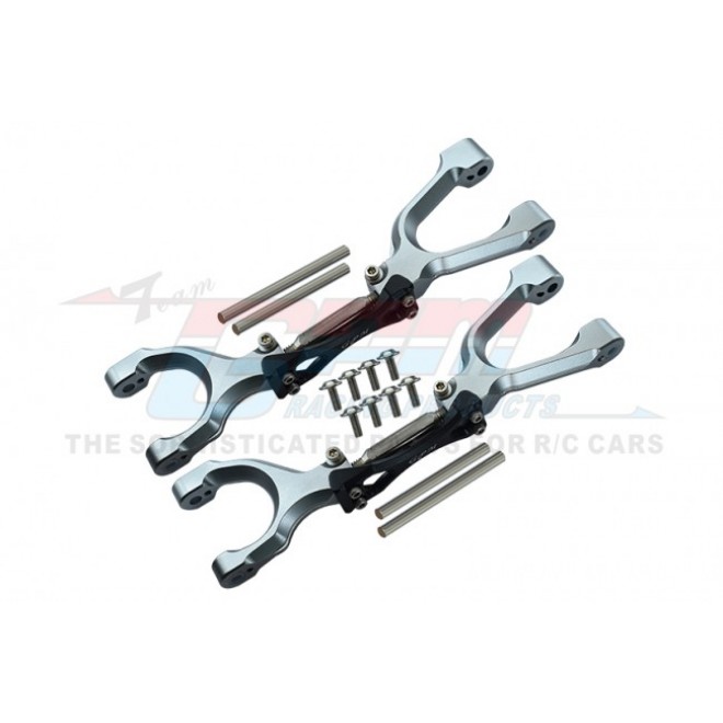 SPRING STEEL + ALUMINUM SUPPORTING MOUNT WITH FRONT / REAR UPPER ARMS SET--TXM054SN