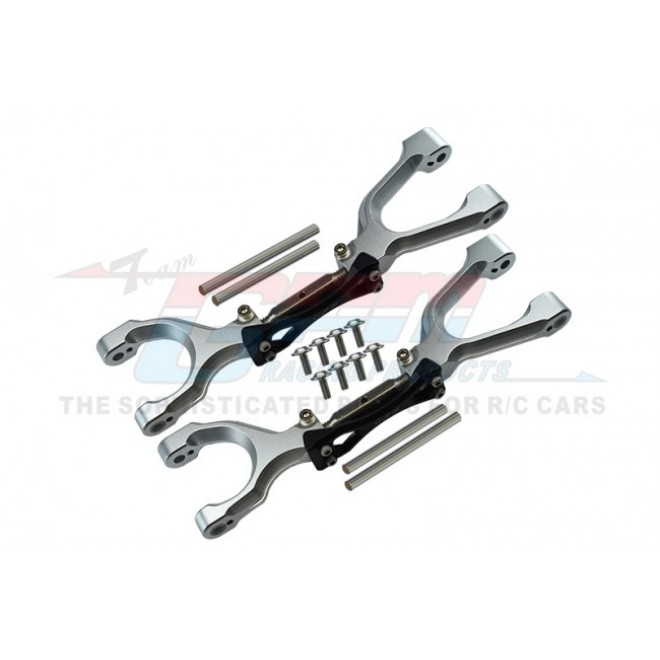 SPRING STEEL + ALUMINUM SUPPORTING MOUNT WITH FRONT / REAR UPPER ARMS SET--TXM054SN