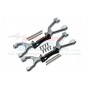 SPRING STEEL + ALUMINUM SUPPORTING MOUNT WITH FRONT / REAR UPPER ARMS SET--TXM054SN