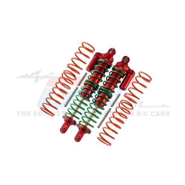 ALUMINIUM FRONT/REAR ADJUSTABLE SPRING  SHOCKS - 1PR--TXM12170