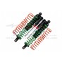 ALUMINIUM 6061-T6 FRONT/REAR L-SHAPE PIGGY BACK (BUILT-IN PISTON SPRING) ADJUSTABLE SPRING DAMPERS--TXM12170/LA