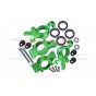 ALUMINUM FRONT & REAR OVERSIZED KNUCKLE ARM - 20PC SET--TXM2122L