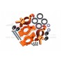 ALUMINUM FRONT & REAR OVERSIZED KNUCKLE ARM - 20PC SET--TXM2122L