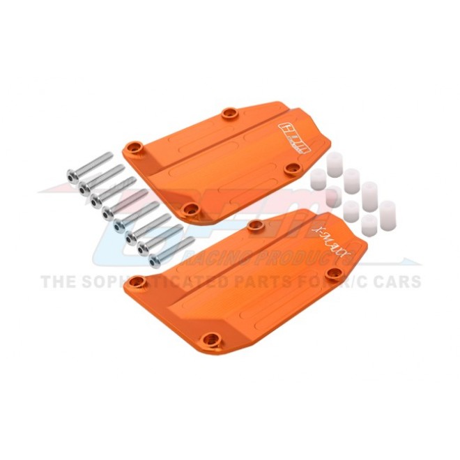 ALUMINIUM CENTRE SKID PLATE - 2PCS SET--TXM332