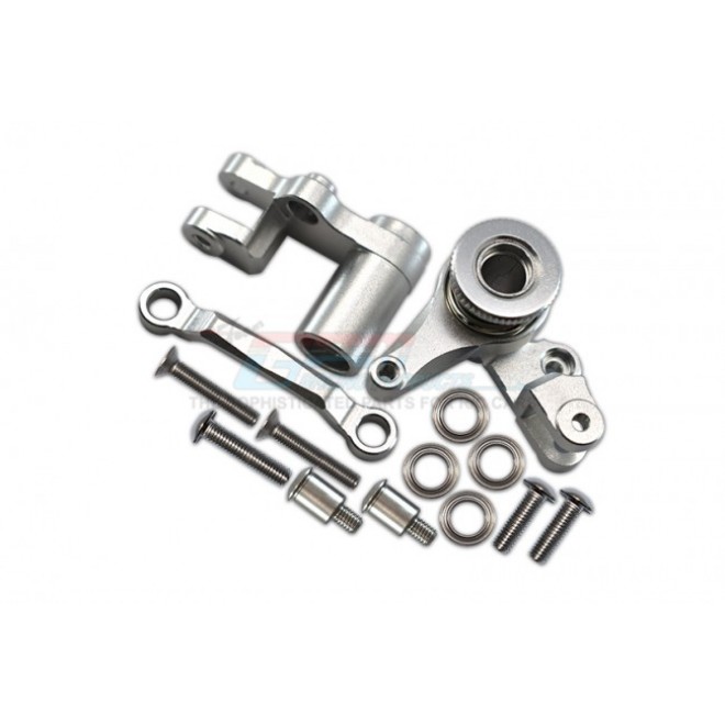 ALUMINIUM STEERING ASSEMBLY WITH BEARINGS & STAINLESS STEEL SCREWS - 1SET--XO048