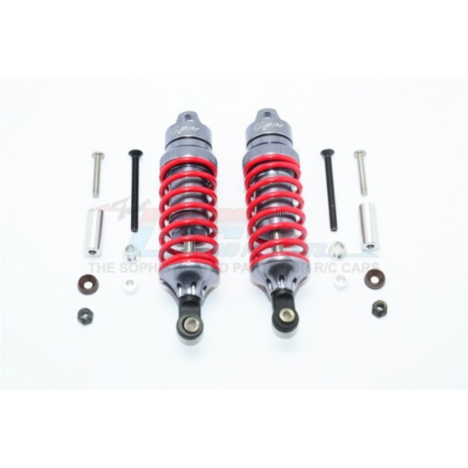 ALUMINUM FRONT/REAR ADJUSTABLE SPRING DAMPER - 1PR SET--XO087F/R