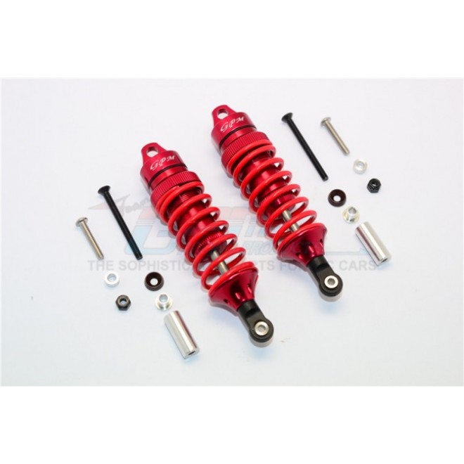 ALUMINUM FRONT/REAR ADJUSTABLE SPRING DAMPER - 1PR SET--XO087F/R