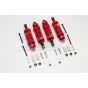 ALUMINUM FRONT/REAR ADJUSTABLE SPRING DAMPER - 2PR SET--XO087F/R/2