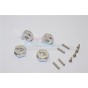 ALLOY HEX ADAPTER (12MMX7MM)-4PCS SET--CC010/12X7MM