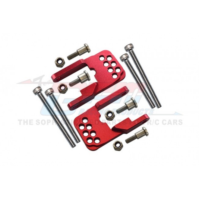 ALLOY REAR DAMPER MOUNT WITH MULITPLE  HOLES-1SET--CC030M