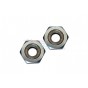 ALUMINIUM FRONT WHEEL HEX ADAPTER WITH BEARING - 2PCS SET (USE WITH GPM OPTIONAL EX WHEELS & TIRES)--DT3010F