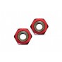 ALUMINIUM FRONT WHEEL HEX ADAPTER WITH BEARING - 2PCS SET (USE WITH GPM OPTIONAL EX WHEELS & TIRES)--DT3010F