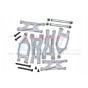 ALUMINUM 7075 FRONT UPPER & LOWER SUSPENSION ARMS+REAR SUSPENSION ARMS & LINK ROD--MGO4567