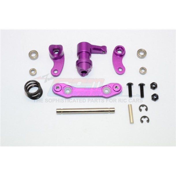 ALLOY FRONT/REAR BODY POST MOUNT WITH POST-1SET--MSV048