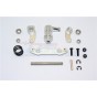 ALLOY FRONT/REAR BODY POST MOUNT WITH POST-1SET--MSV048