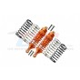 ALLOY FRONT ADJUSTABLE SPRING DAMPER  WITH ALLOY BALL TOP&BALL ENDS-1PR SET  (1.3MM,1.5MM,1.7MM COIL SPRING & 4MM  THICK SHAFT)--SLA087F