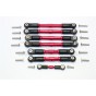 ALUMINIUM COMPLETED TURNBUCKLES WITH PLASTIC BALL ENDS - 7PCS SET (FOR SLASH 4X4 / TELLURIDE)--SLA160P