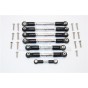 ALUMINIUM COMPLETED TURNBUCKLES WITH PLASTIC BALL ENDS - 7PCS SET (FOR SLASH 4X4 / TELLURIDE)--SLA160P